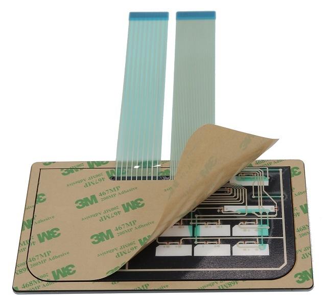 Contacts à membrane capacitifs de circuit de polyester IP67 imperméables 2