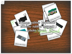 clavier en caoutchouc de silicone Album photo