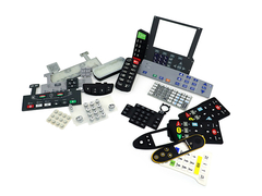 Le clavier en caoutchouc de silicone / clavier en caoutchouc de silicone,le principal fournisseur chinois de commutateurs à membrane de PCB et