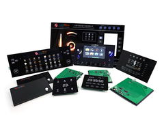 Contact à membrane capacitif du polyester HMI pour l'appareil électroménager