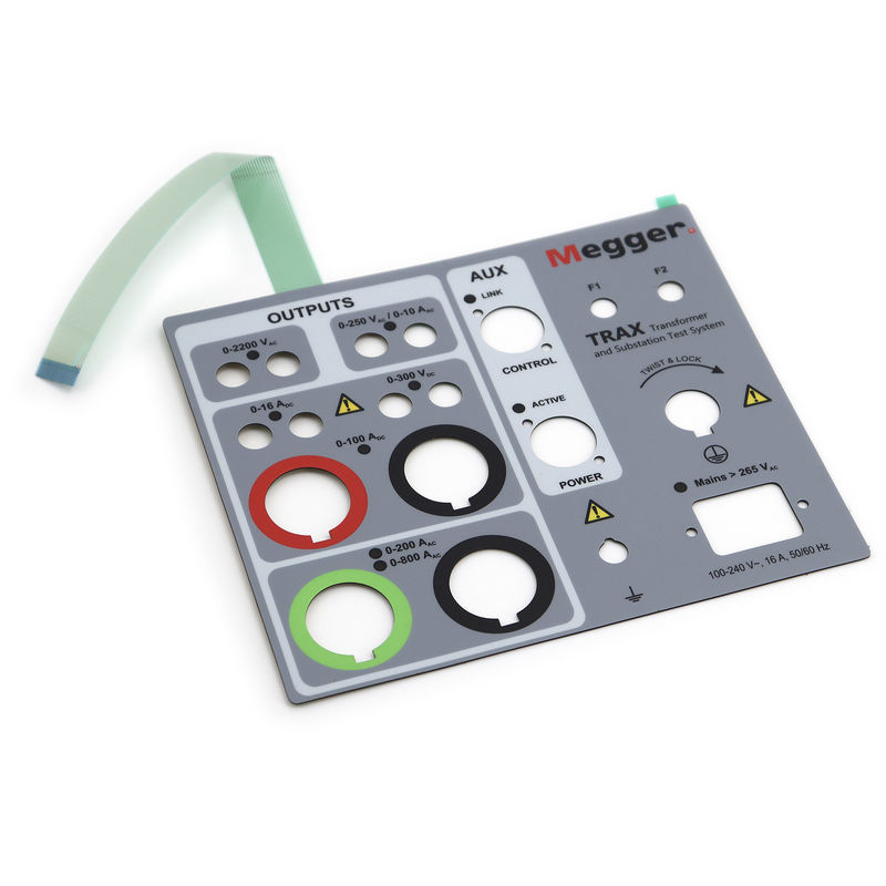 Multicolore industriel du commutateur 1.27mm de la membrane PMMA de dôme en métal
